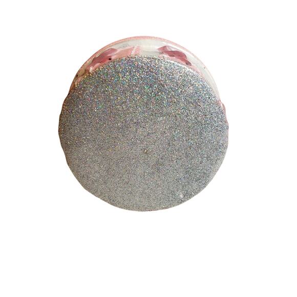 CHRISTOPHER RADKO 6" CHRISTMAS ORNAMENT BREAST CANCER SURVIVOR PINK CAKE READ - Picture 5 of 7